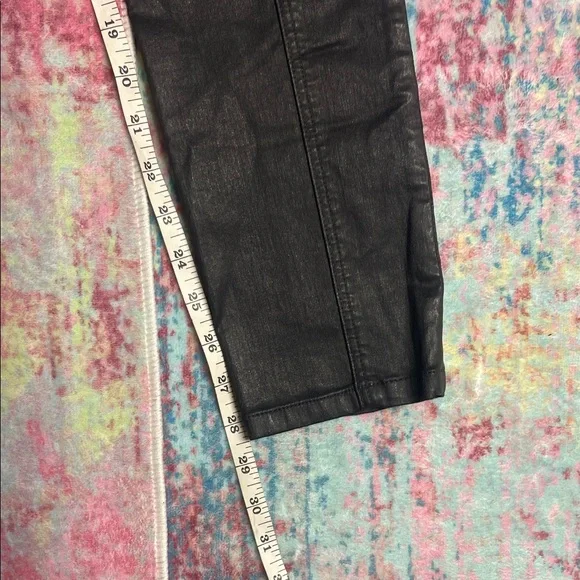 Burberry Brit Black pleather skinny stretch Pants - Picture 9 of 13